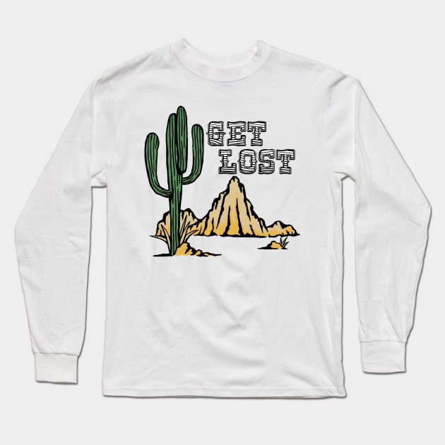 Get Lost Long Sleeve T-Shirt by Lil-Bit-Batty